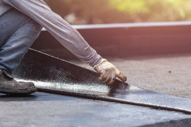 Professional Crawl Space Encapsulation technician working in Wayland, NY